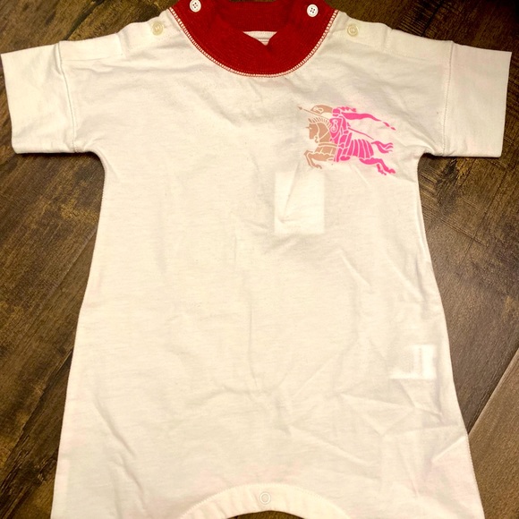 Burberry baby girl onesie